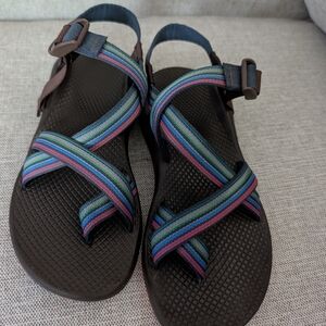 Multicolor Striped Sandals